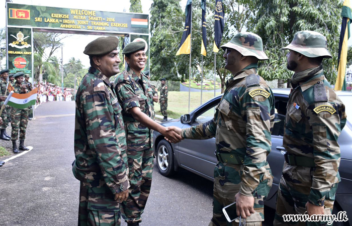 India And Sri Lanka Begin Joint Military Exercise Tamil Guardian