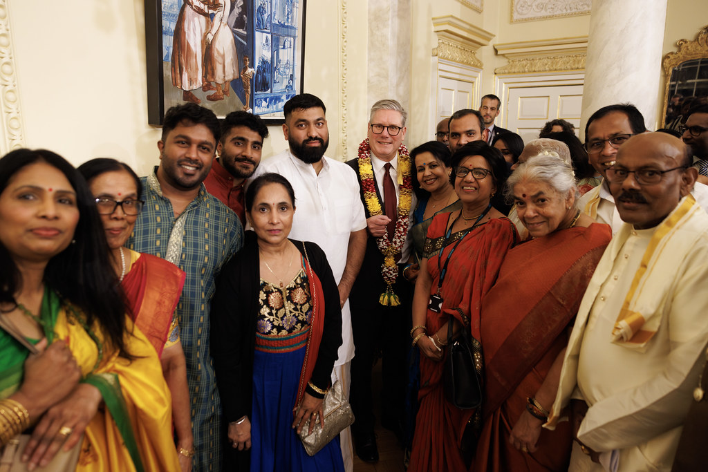 Keir Starmer with British Tamils at Number 10 Thai Pongal reception