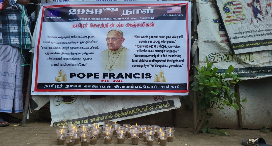 Pope memorial event at Vavuniya 