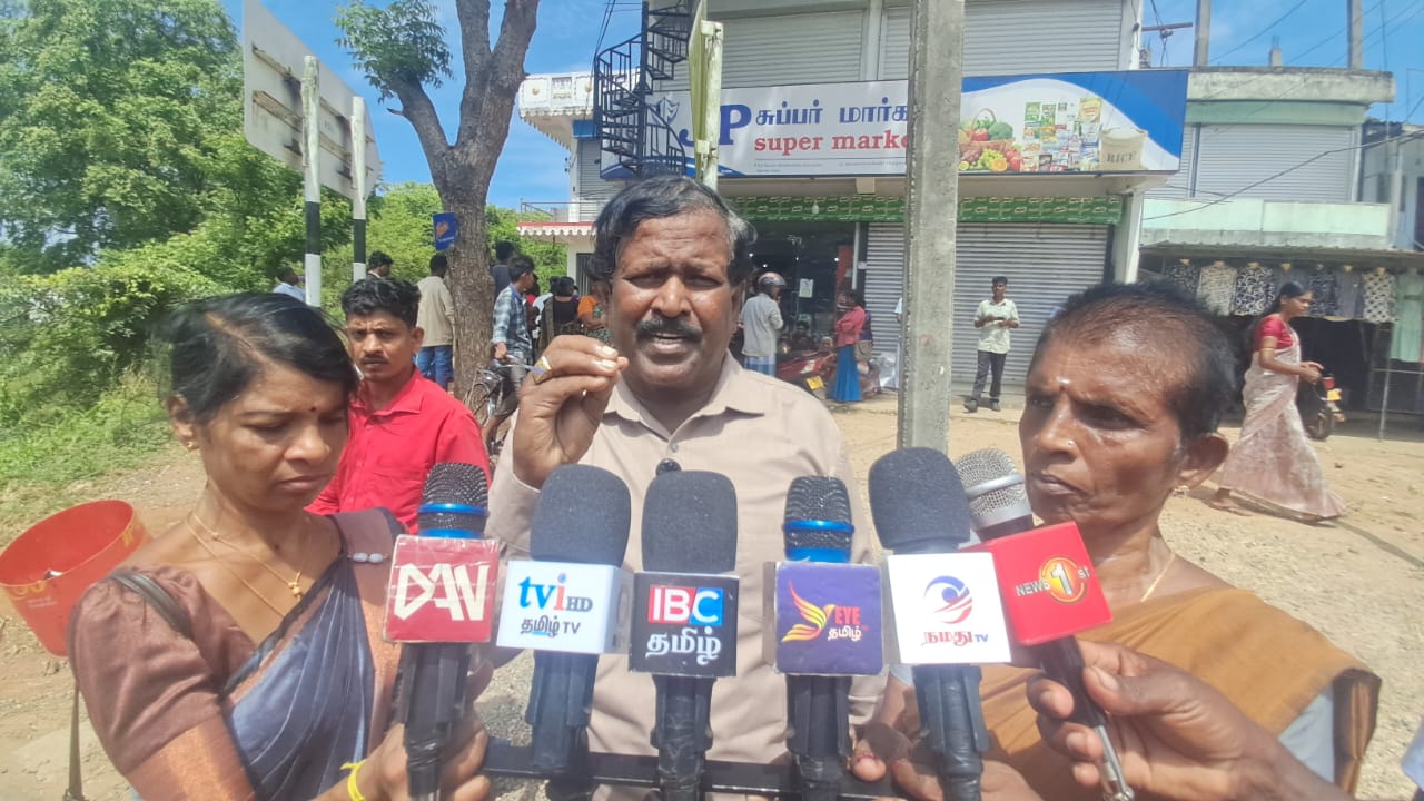 Protest in mankulam