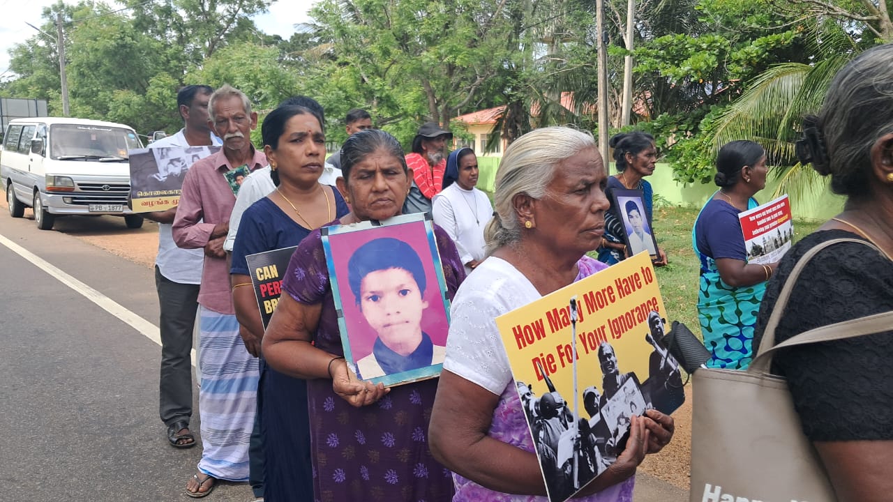 Protest in mankulam
