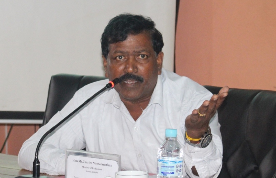 Ravikaran mp at the parliament 