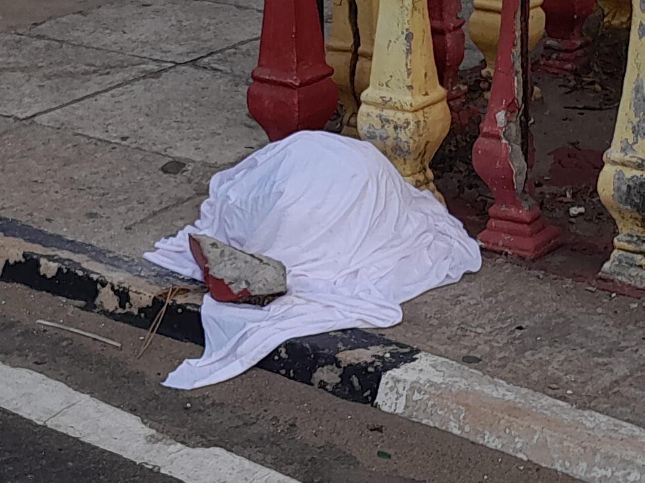 Thanthai chelva statue was destroyed 