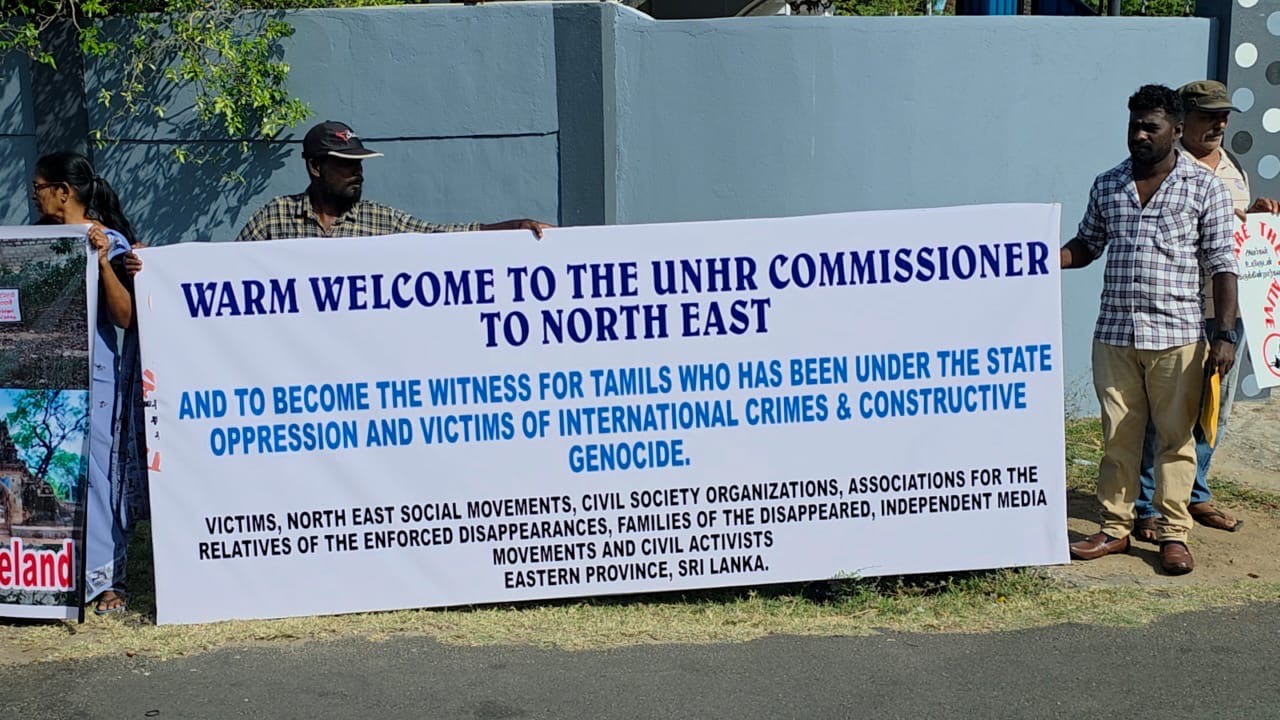 Tamils protest in trinco