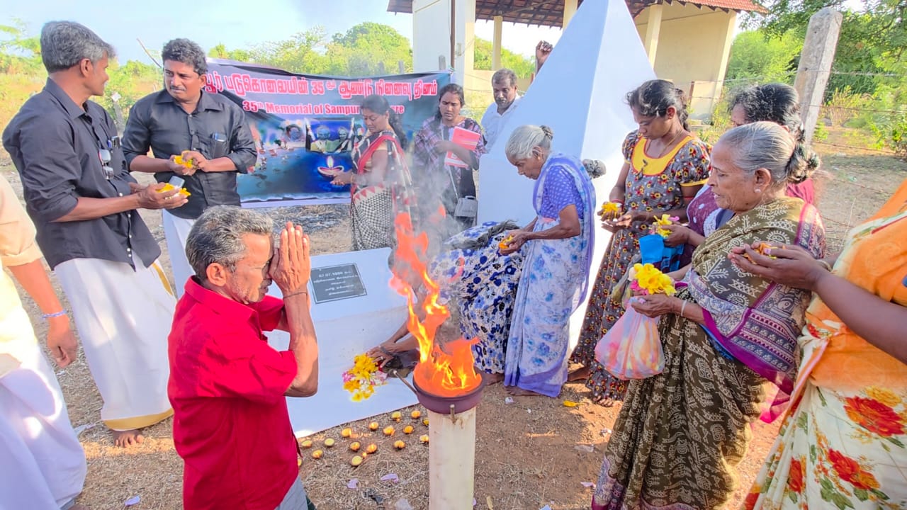 Sampur massacre remembrance day