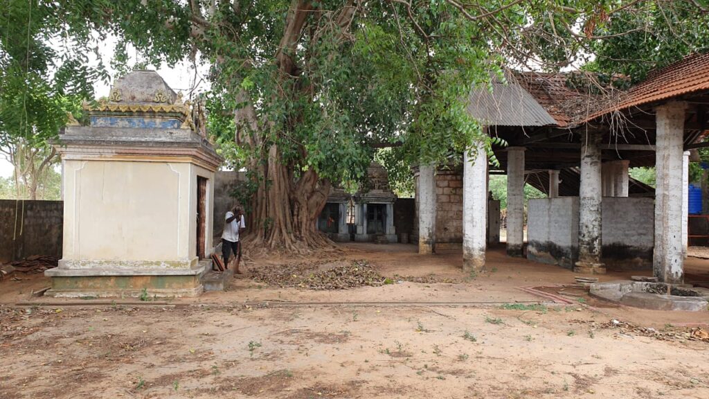 Temple under military control 