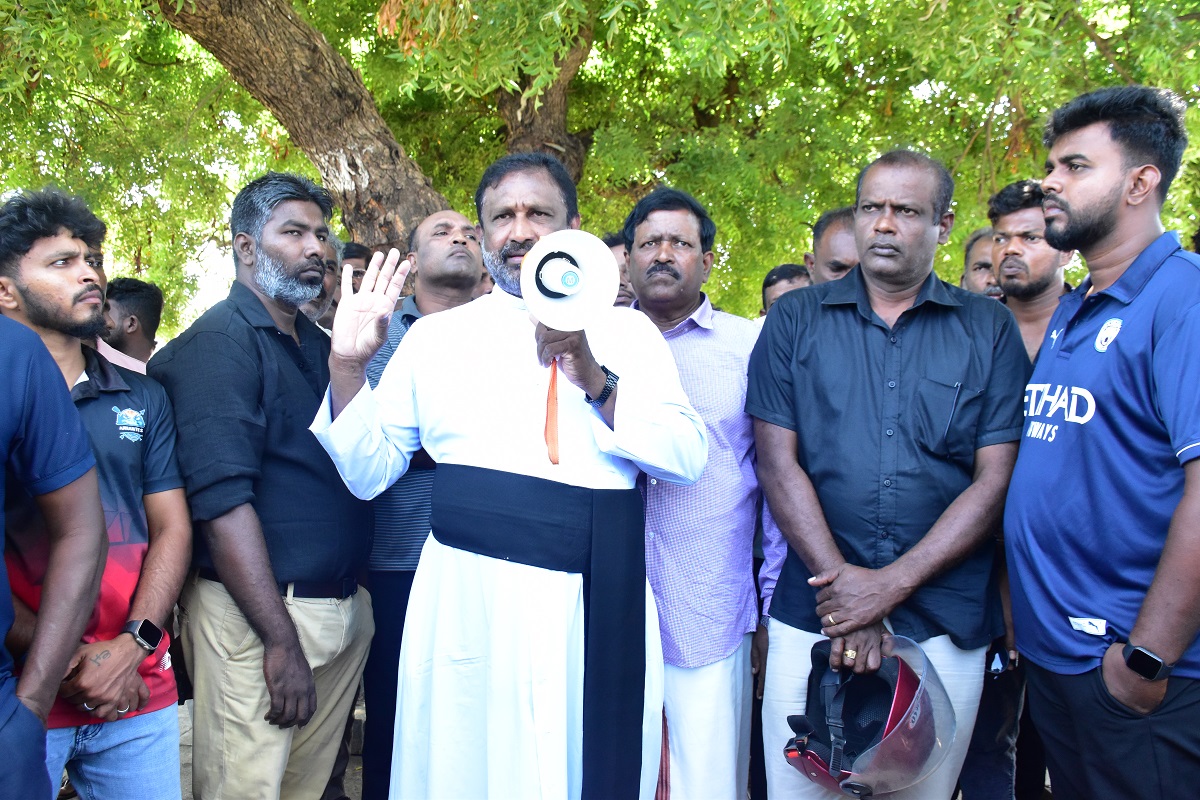 Mannar protest 