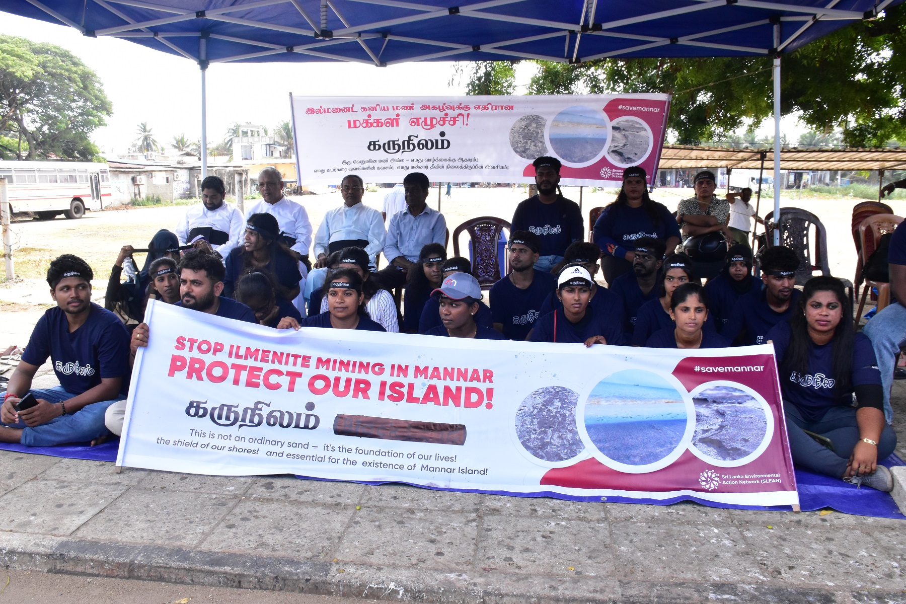 Protest in Mannar 