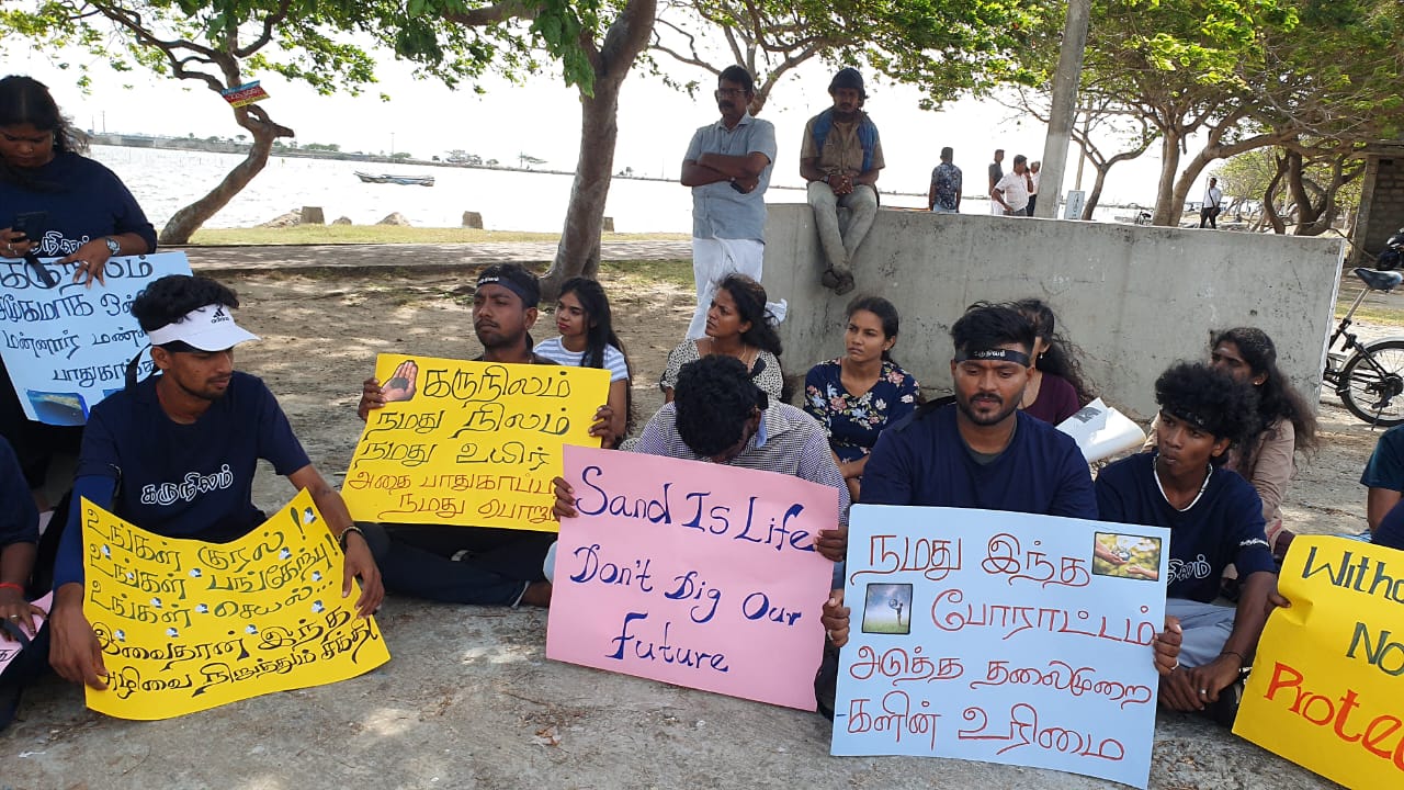 Karunilam protest