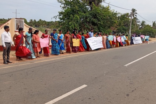 Protest across north east 