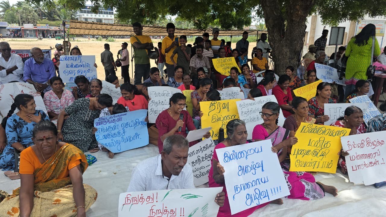 Protest across north east