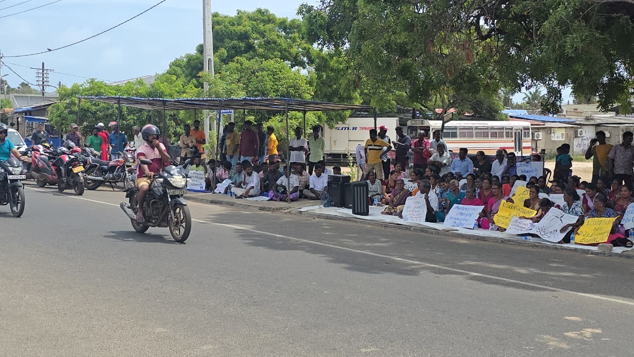 Protest across north east