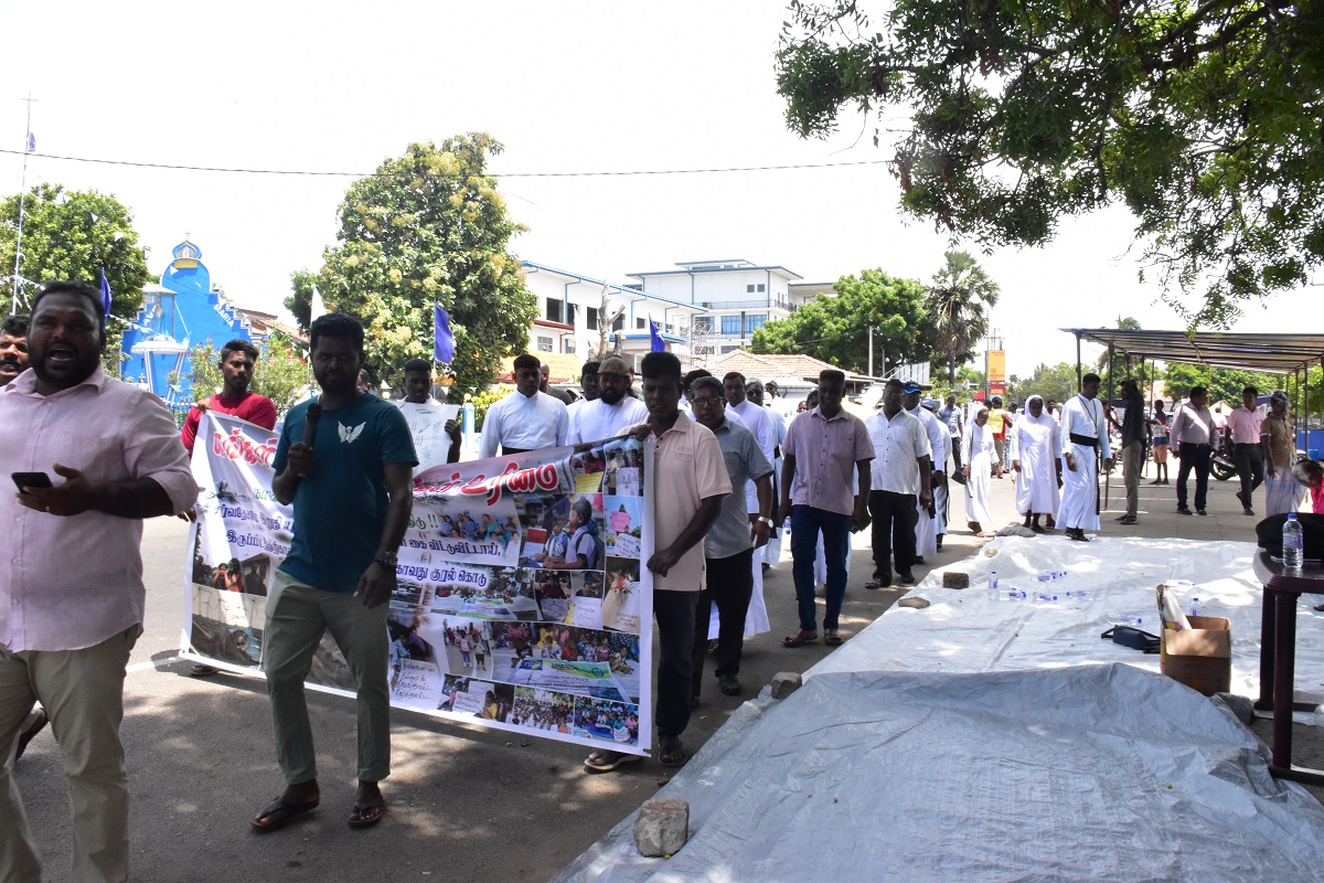 Mannar protest 