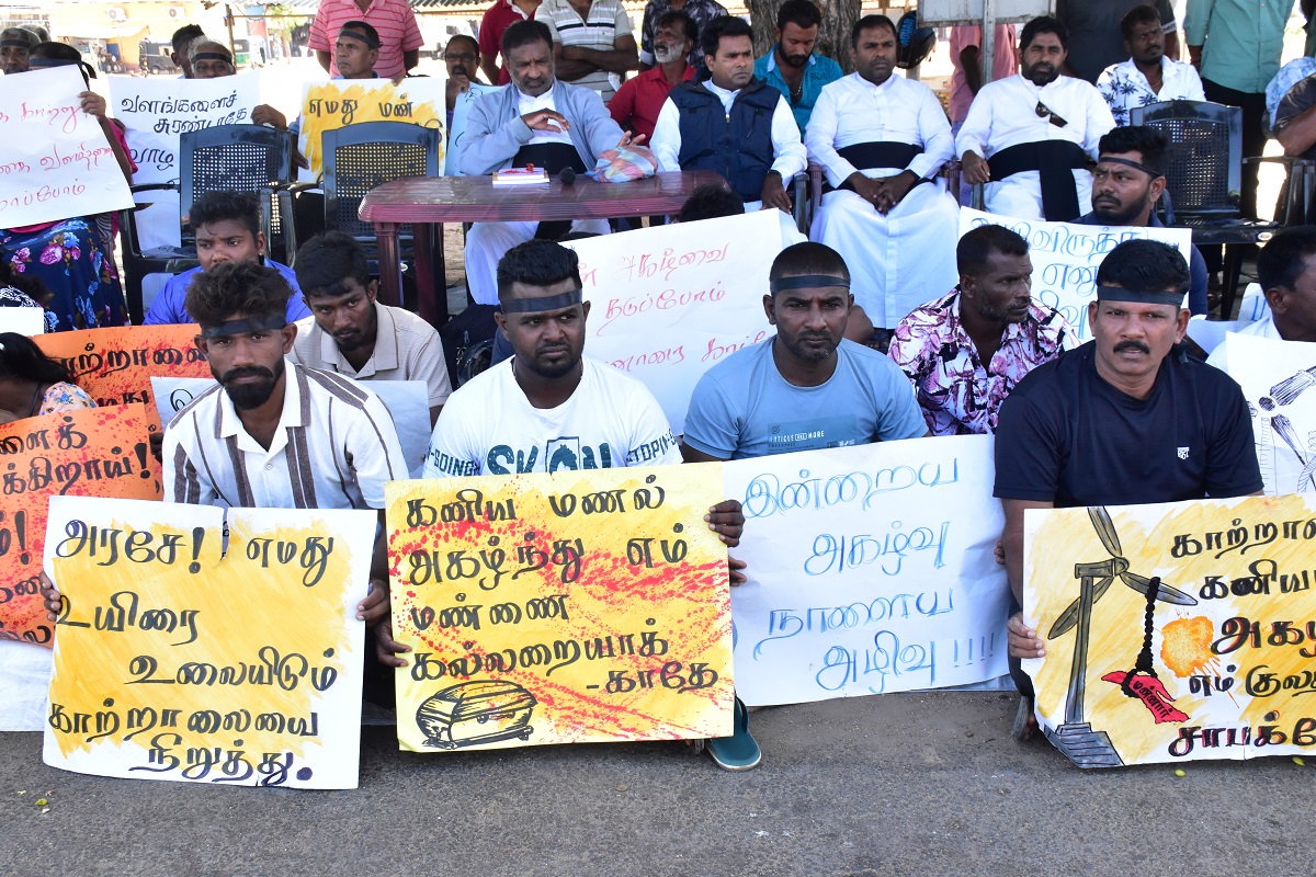 Mannar protest 