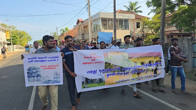 Protest across north east 