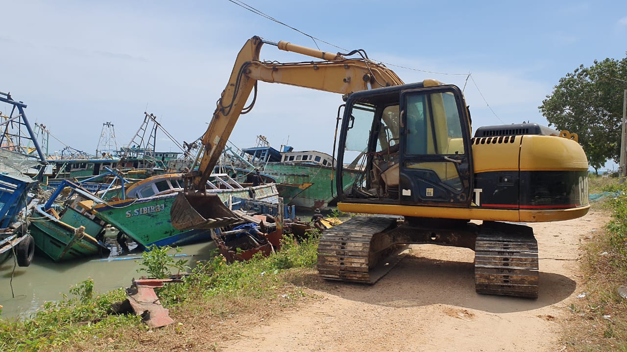 JCB cleared boats