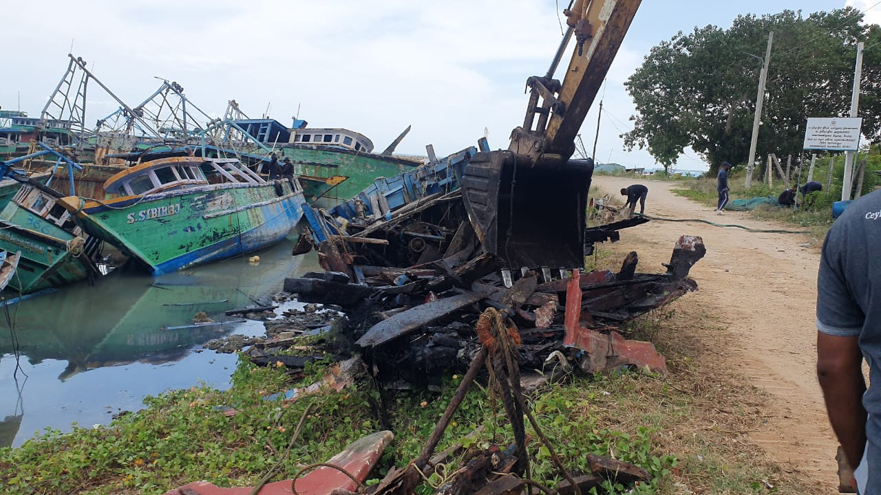 JCB cleared boats