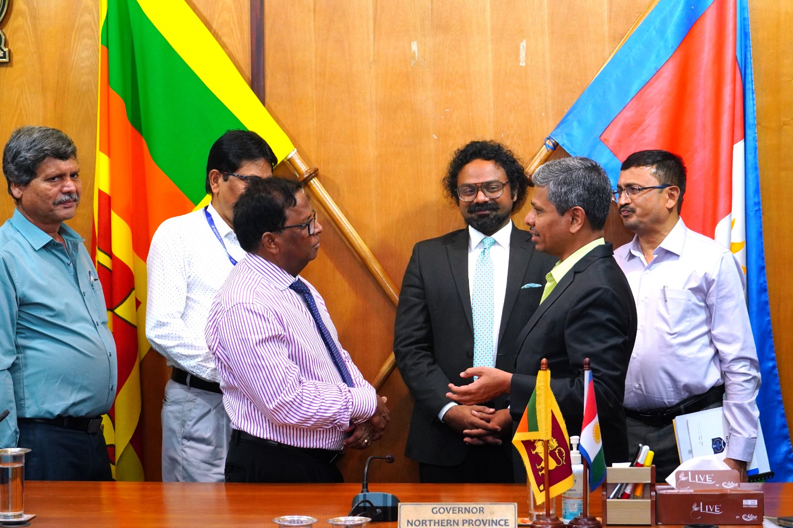 Indian delegation in Srilanka 