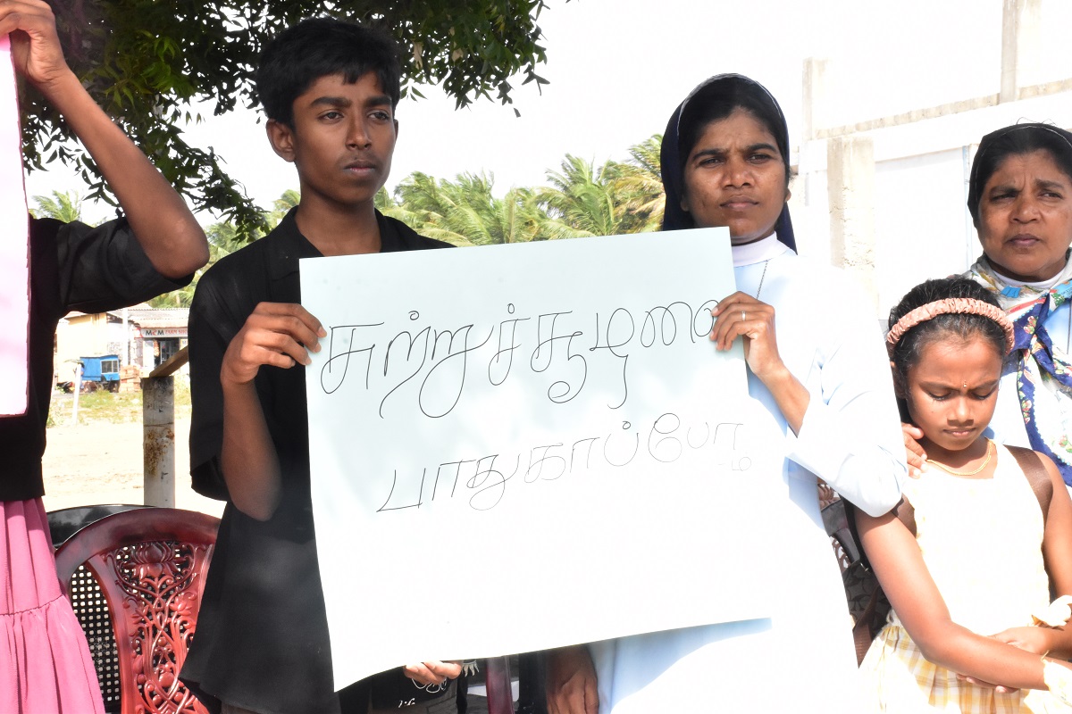 Mannar protest 