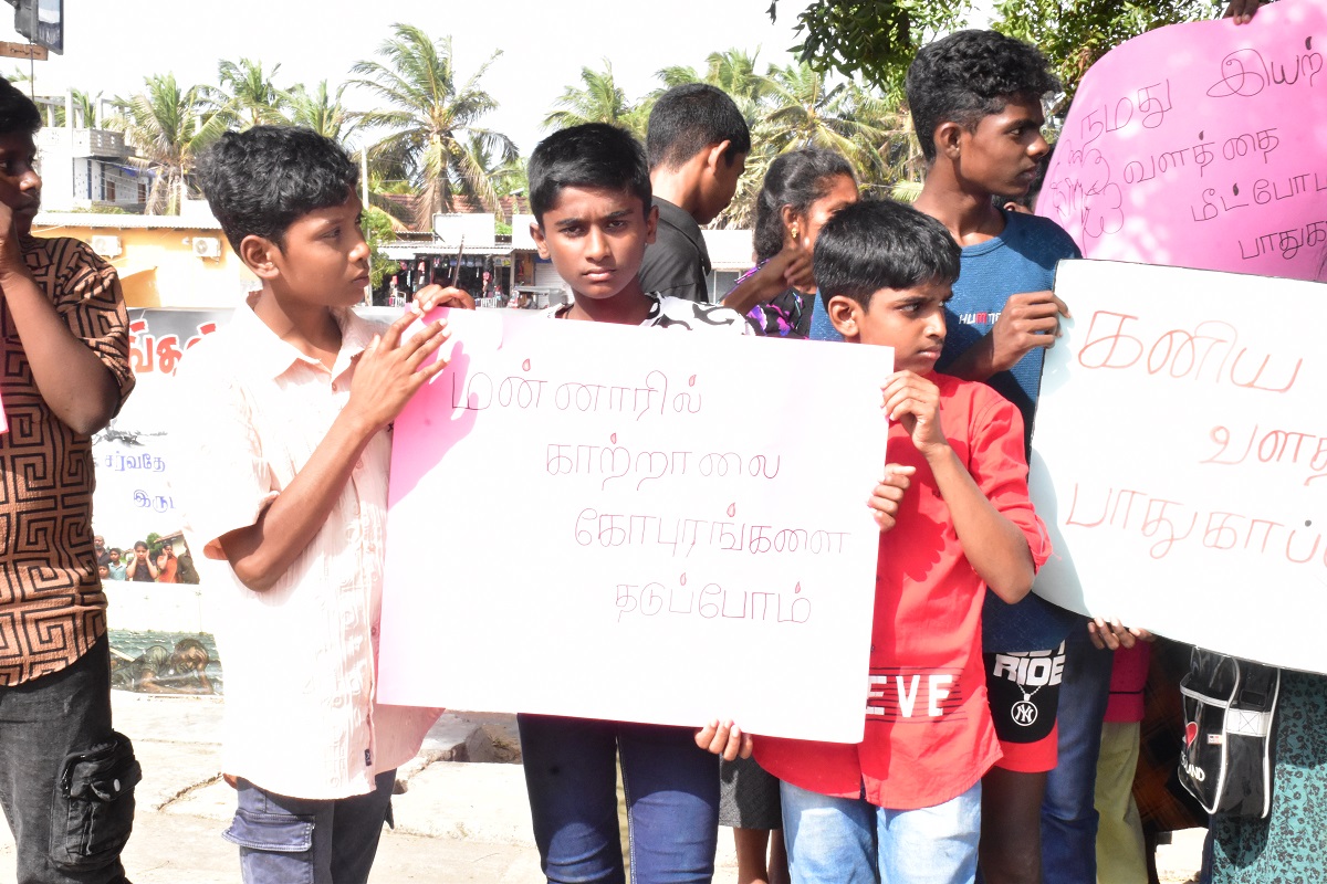 Mannar protest 