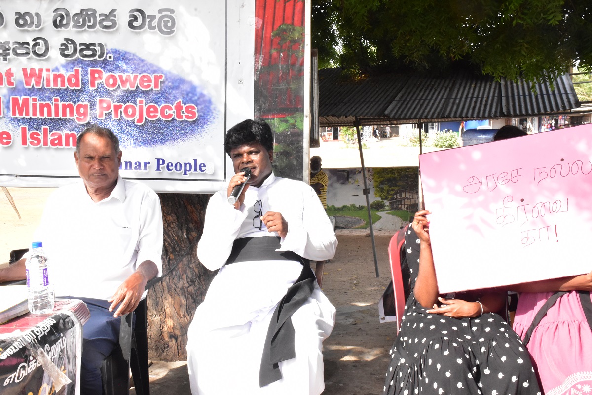 Mannar protest 