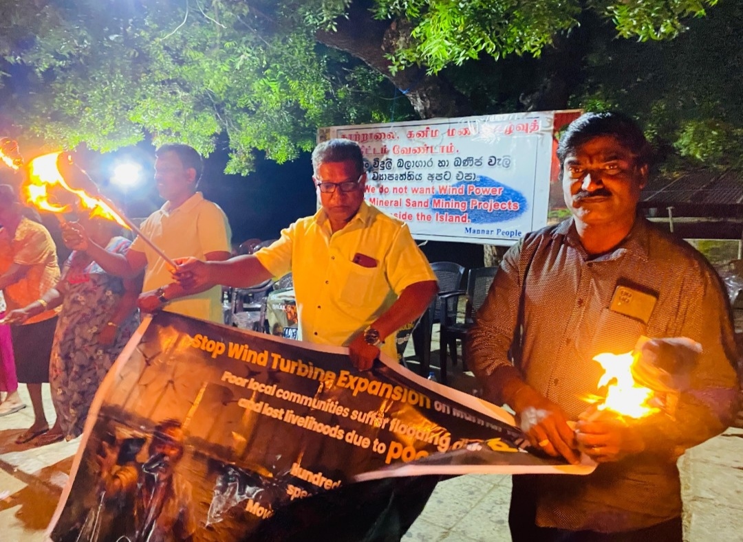 Mannar protest
