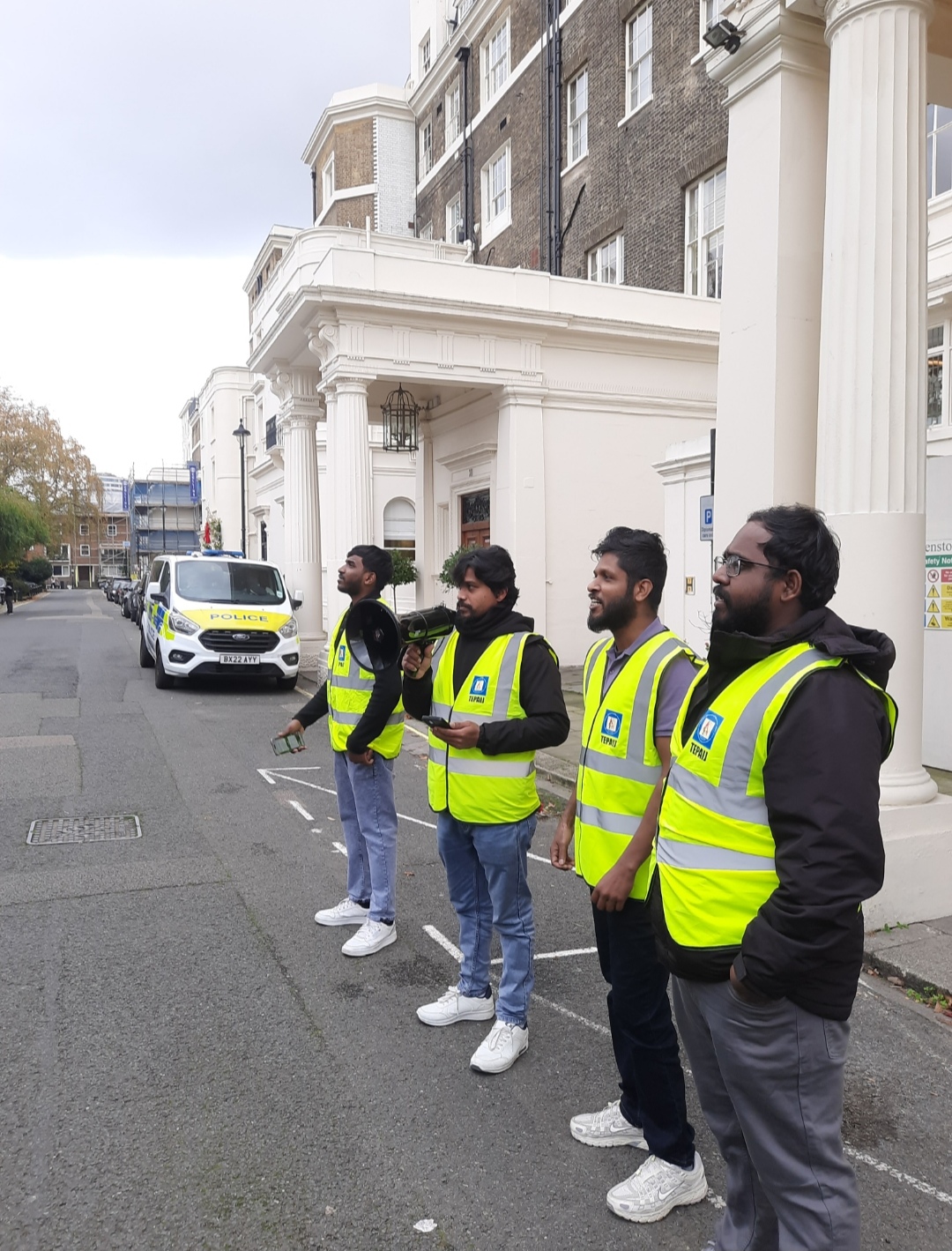 London protest