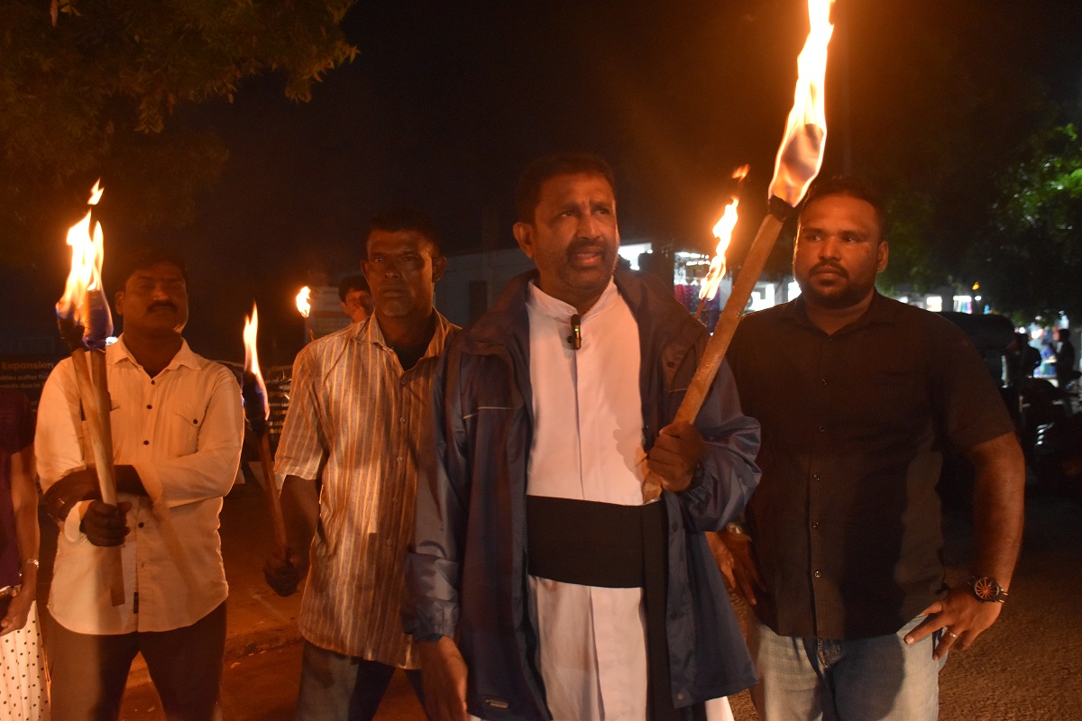 Mannar protest 