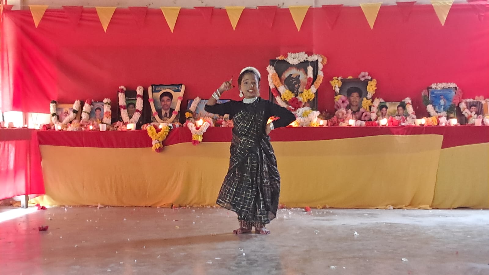 Preparation work for Maveerar Naal 