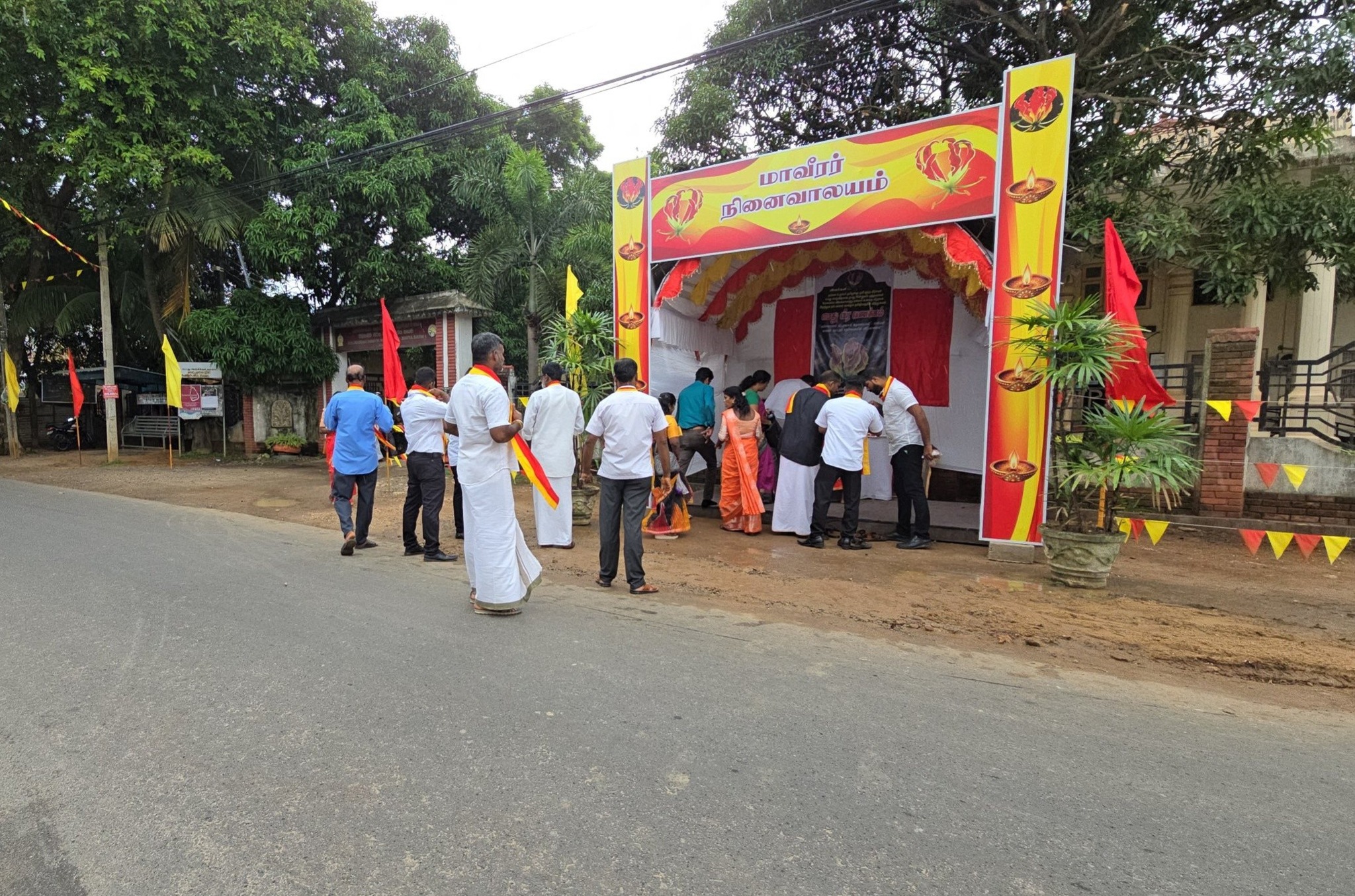 Maveerar day preparation 