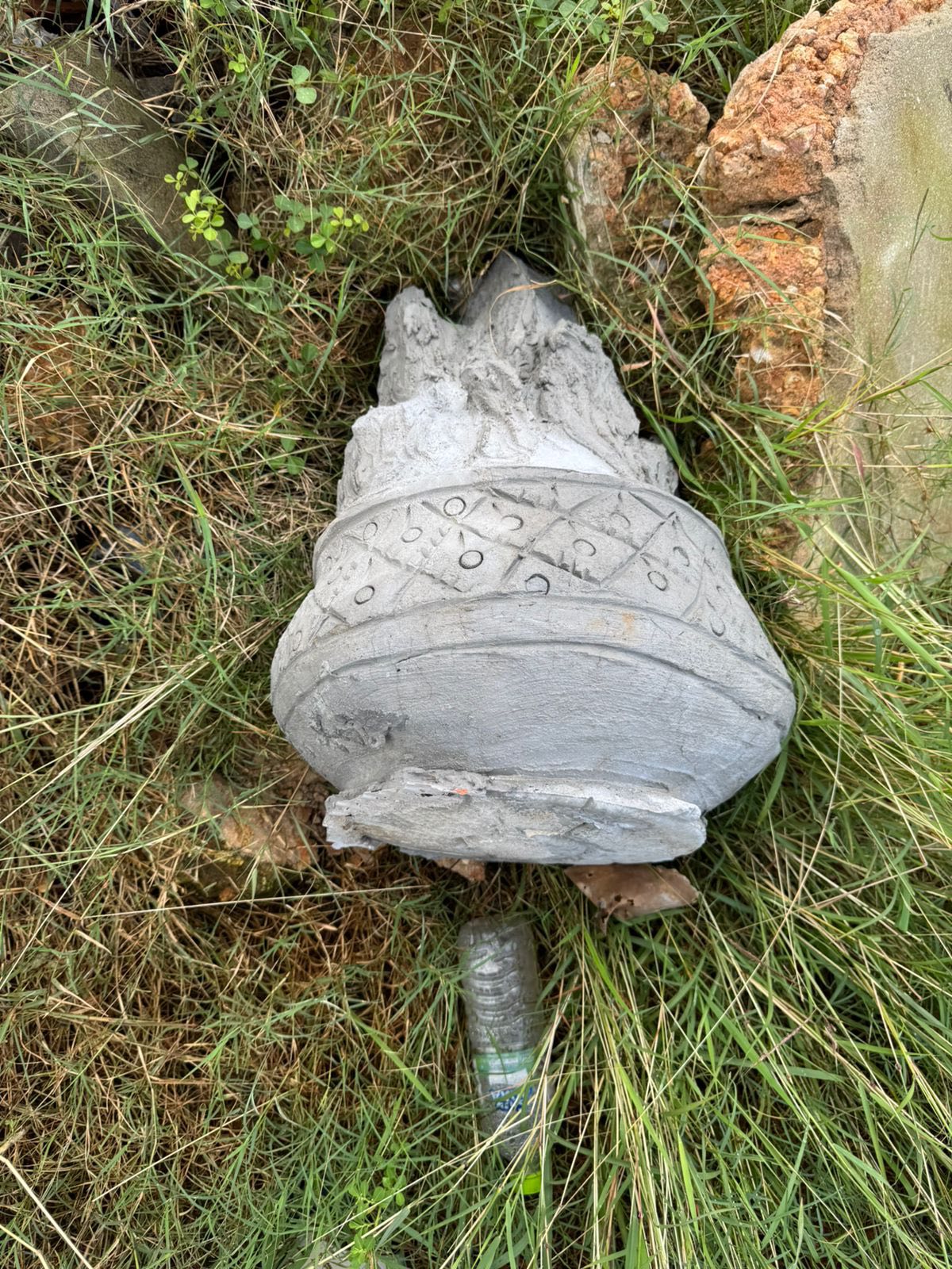 Lamp destroyed 