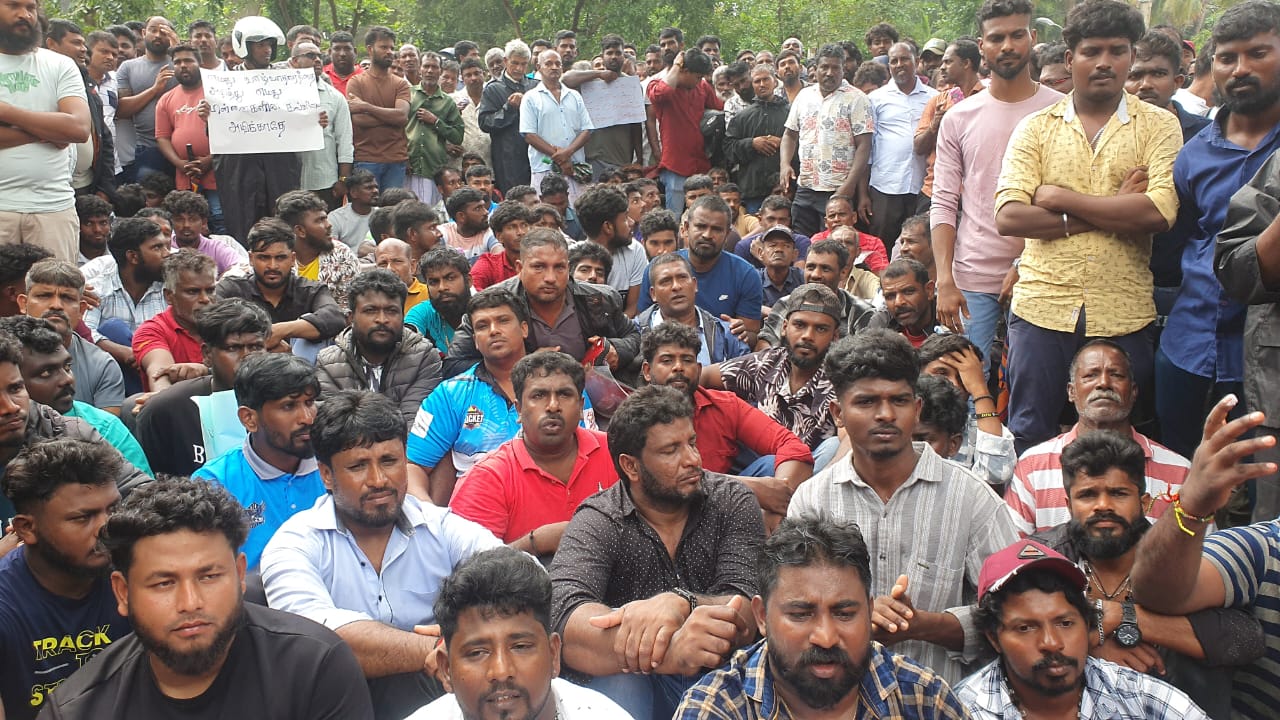 Fishermen protest 