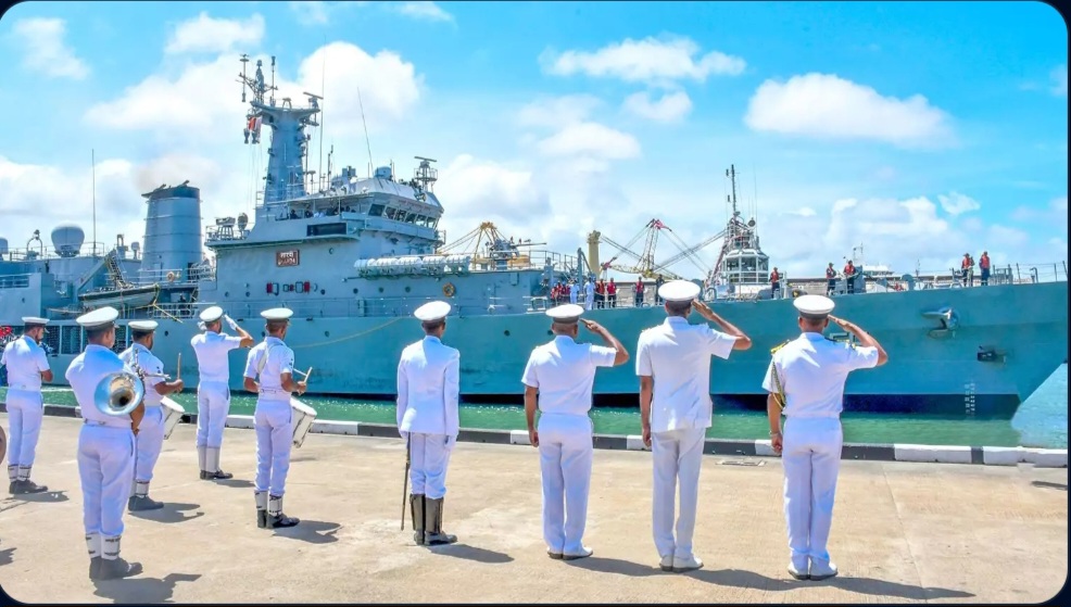 INS Sharda in Colombo