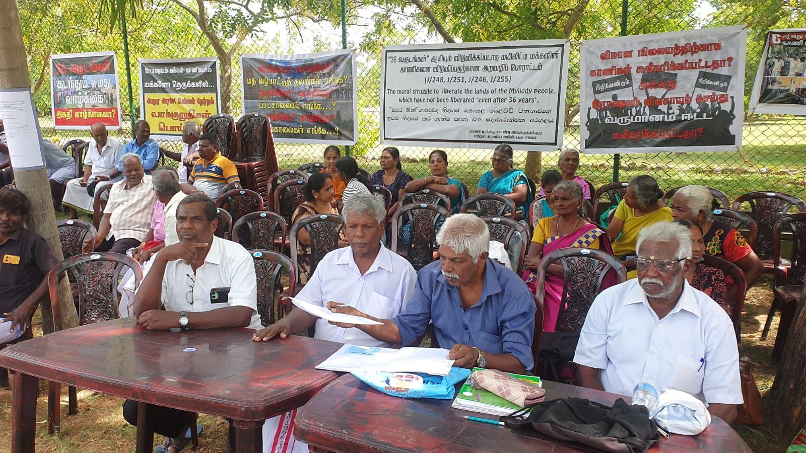 Valikamam North landowners protest