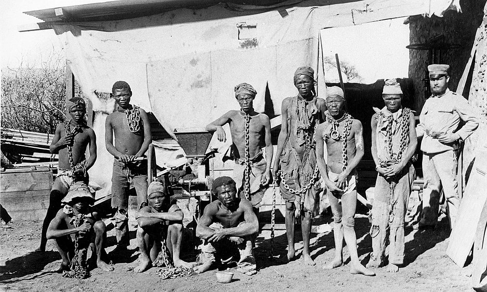 Prisoners from Herero and Nama tribes 